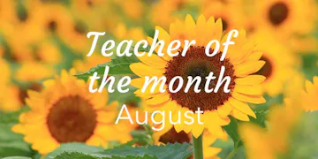 August 2022 Teacher of the Month Featured Image