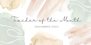 November 2022 National Teacher of the Month