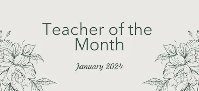 January 2024 National Teacher of the Month Featured Image