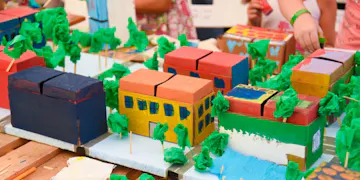 Bring STEAM home for your children with this exciting activity. Build a cardboard city!