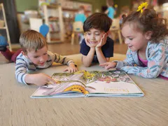 These children are participating in the 100-book challenge!