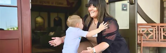 Little Sunshine's Playhouse's teachers are experts in easing back to school separation anxiety in preschoolers!