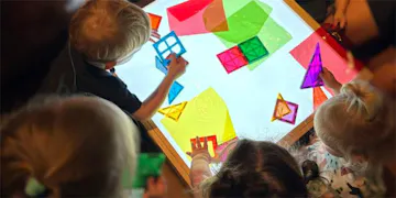 These children are excited to practice our Creatively Shine curriculum at home!