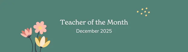 Ms. Kayla from Claremont is our December 2025 National Teacher of the Month!