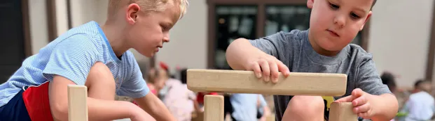 In a Reggio Emilia preschool, recognizing that children are natural communicators is an important pillar.