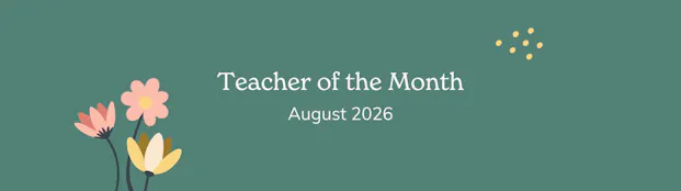 Our August 2026 National Teacher of the Month is Ms. Devin at Little Sunshine's Playhouse of Creve Coeur!