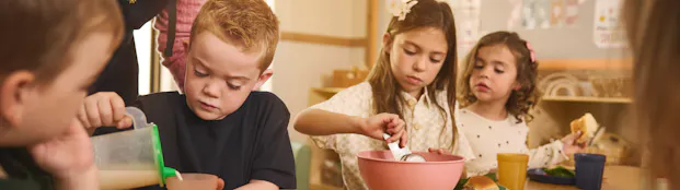 Family style dining in child care can help children develop critical skills sooner!
